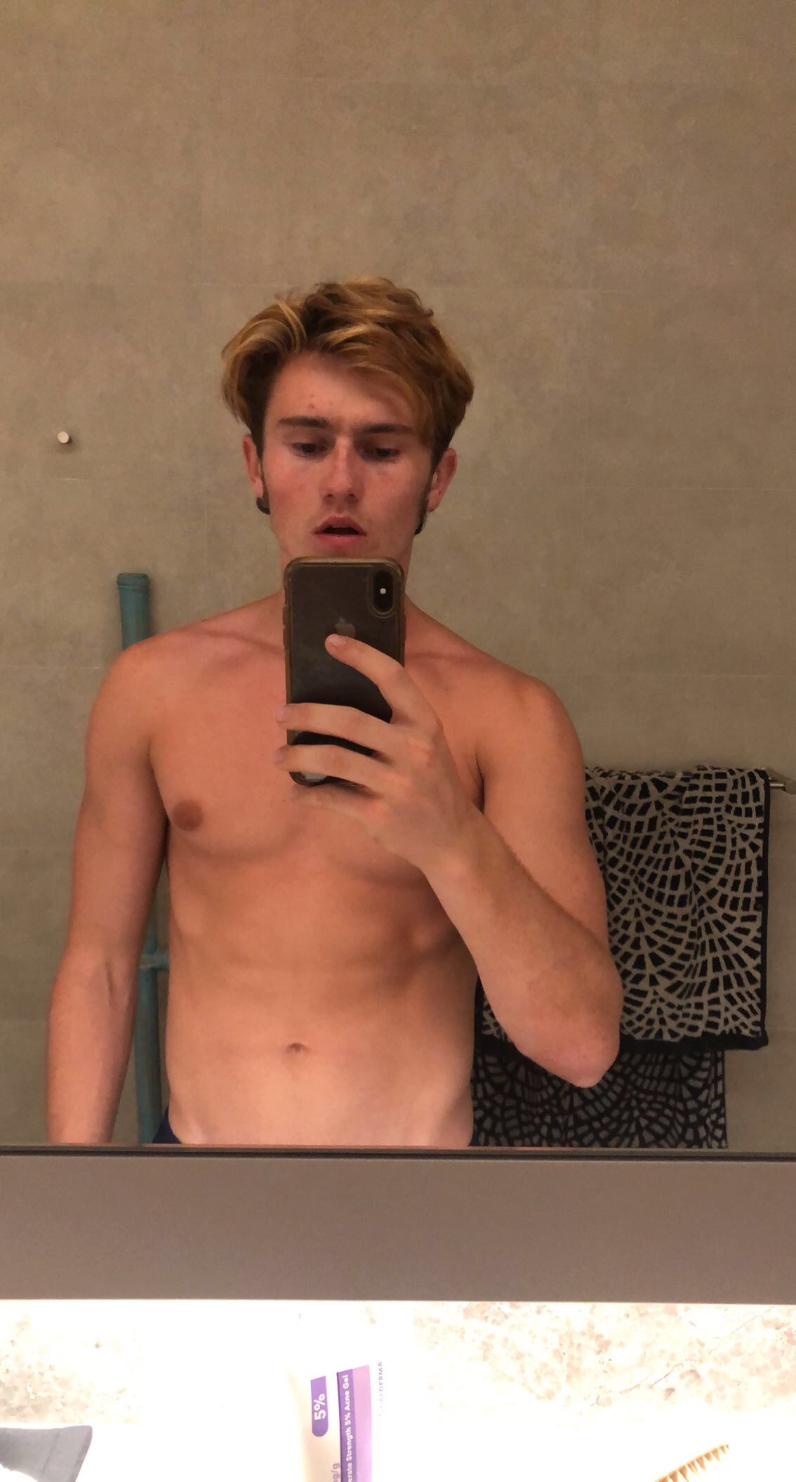 Josh Tait before transformation